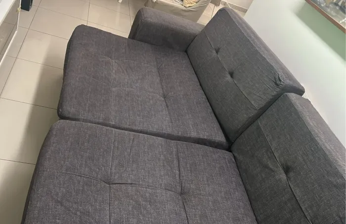 OPORTUNIDADE ÚNICA! SOFÁ RETRÁTIL 4 LUGARES DA LAR SHOPPING - NOVO NOVO