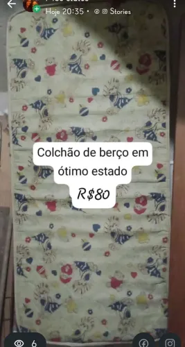 Colchao berço Conservado