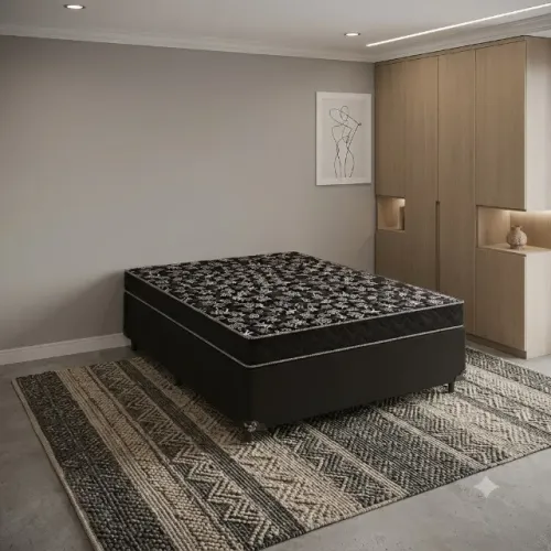 PROMOÇÃO Base com colchão d20 casal NOVO DE LOJA