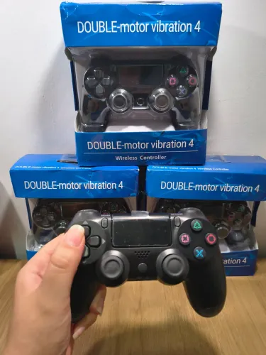 Controle sem fio bluetooth Double motor vibration 4 - PS4 touchpad