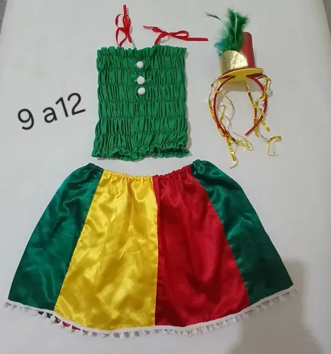 Fantasia infantil Circo veste 9 a 12