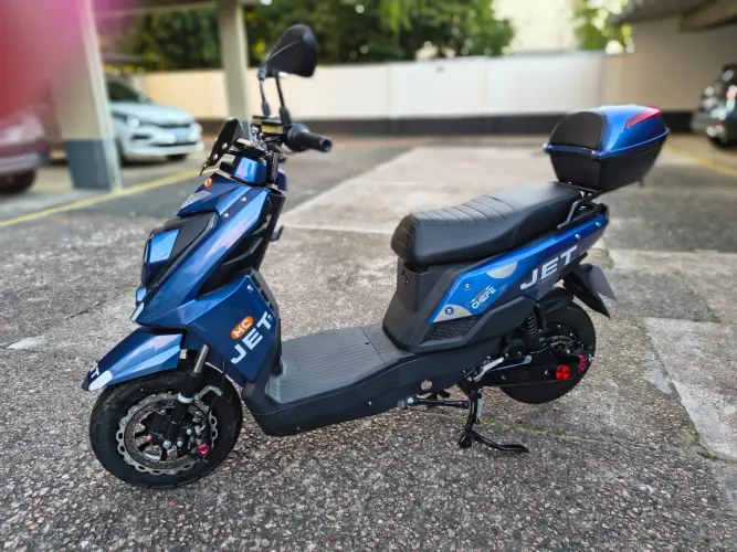 SCOOTER ELETRICA MOTO CHEF JET AZUL (zerada)