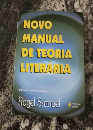 Novo Manual de Teoria Literária - Rogel Samuel em ótimo estado de conservação.