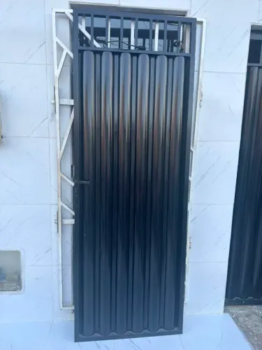 Portão de ferro galvanizado