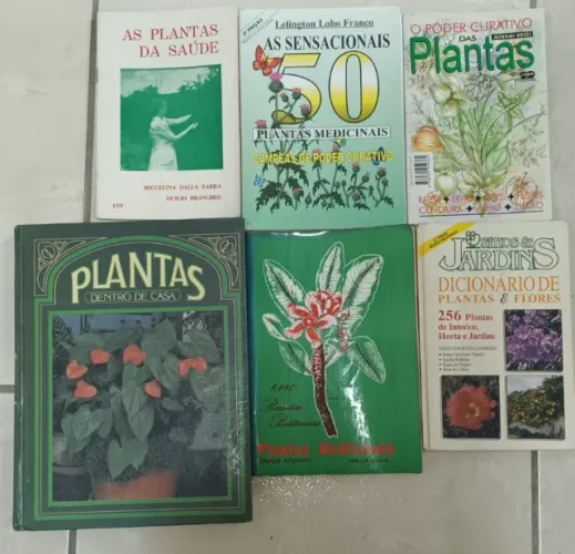 Livros sobre Plantas.
