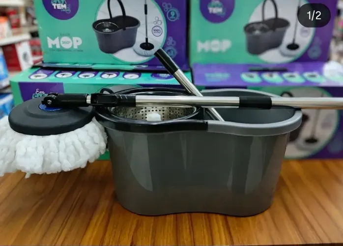 MOP GIRATORIO 360 C/ CESTO INOX 9L REF:15834