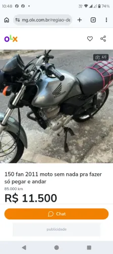 Moto Fan flex semi nova, e sem embaraço!!