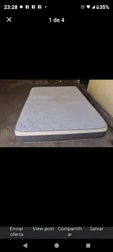 Colchao casal bom bem firme.so 270 reais