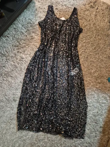 Vestido transparente plus size