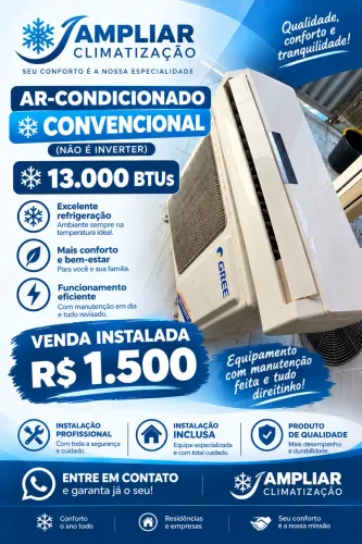 Ar condicionado GREE 13.000btus