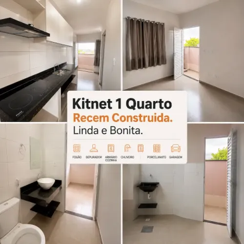 Kitnet Linda e Bonita com boa vizinhança Recem Construida e boa localização