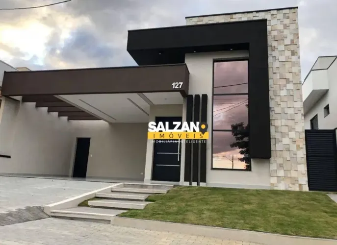 Casa com 3 dormitórios à venda, 160 m² por R$ 1.190.000 - Condomínio Terras do Vale - Caça
