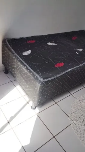 Cama de solteiro box conjugada