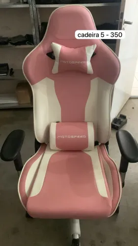 CADEIRA GAMER MOTOSPEED ROSA 