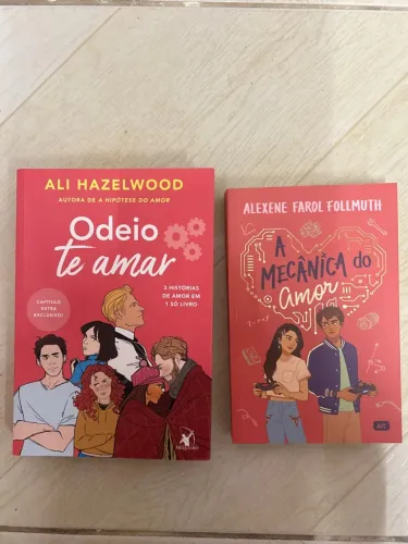 Livros (combo): A mecânica do amor e odeio te amar