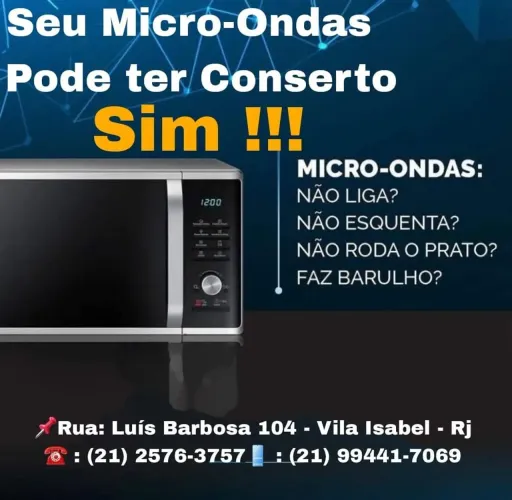 Manutenção em micro-ondas