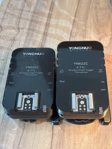 Par Rádio Flash Yongnuo YN622C