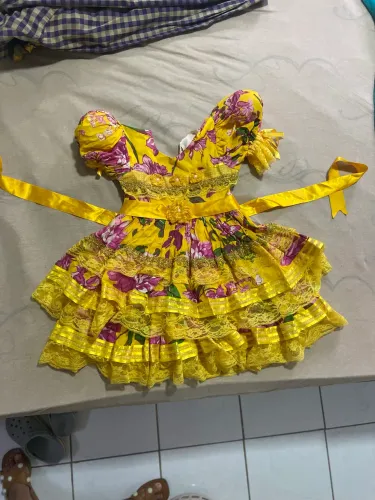 Vestido de São João para menina
