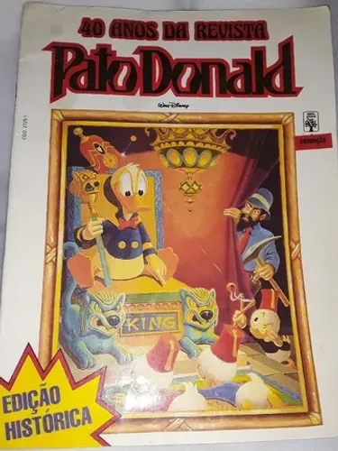 Revista Comemorativa dos 40 Anos da Revista O Pato Donald - Super Rara