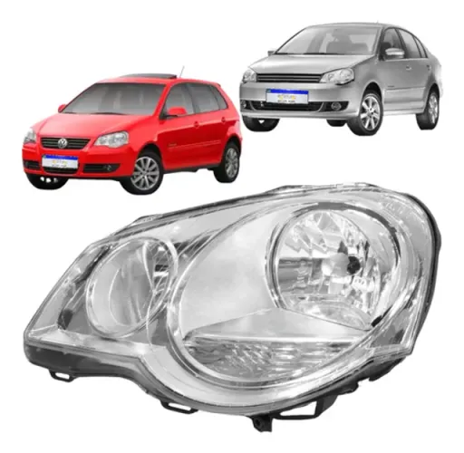 Farol Volkswagen Polo 2007 2008 2009 2010 2011 2012 A 2014