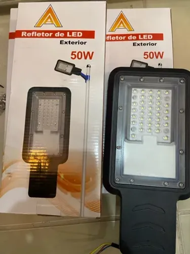 Luminária Pública Poste 50w Área externa led 