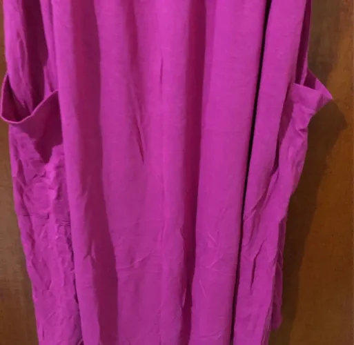 Vestido grande rosa