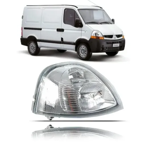 farol lado direito original renault master 2010 a 2013 - *8