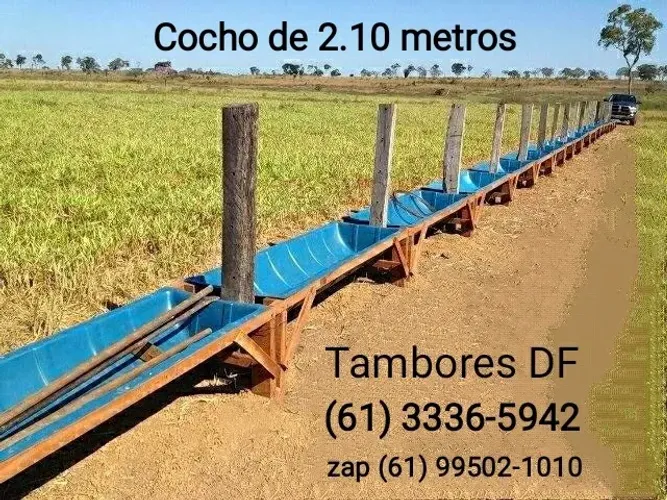 Cocho de 200 litros 2.10 x 0.70 x 0.25