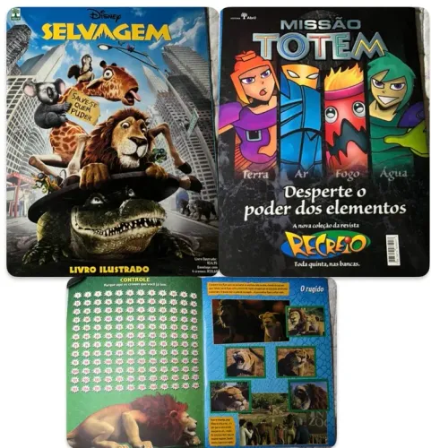 Álbum de figurinhas Filme Selvagem Completo