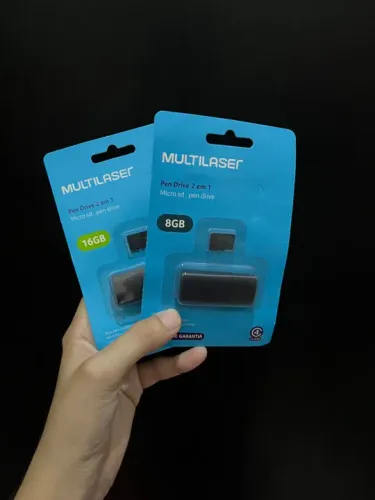 Cartão de memória 16g 2 em 1 Multilaser