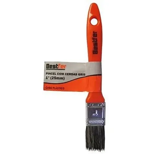 Pincel Cabo Plástico 1" (25mm) - Bestfer