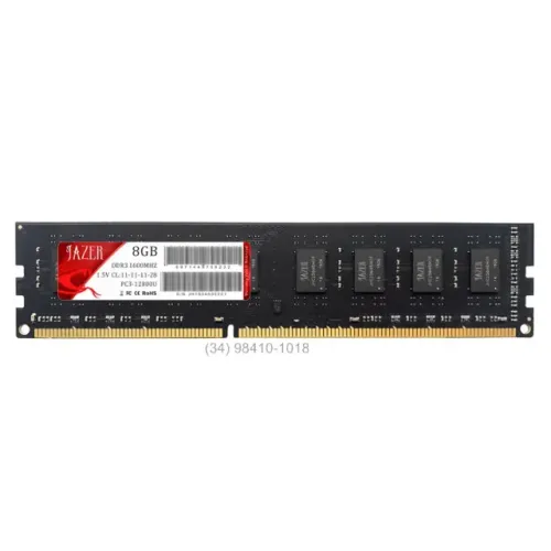 Memória DDR3 8GB 1600Mhz