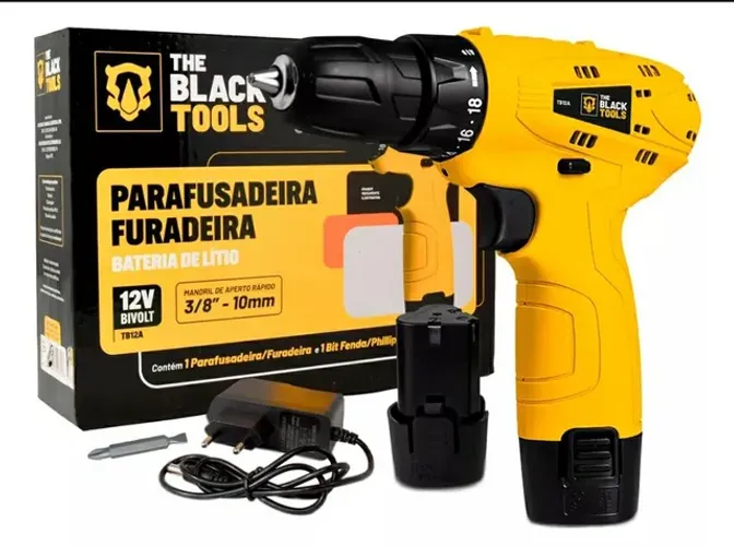 Parafusadeira sem fio Bivolt - Pronta Entrega 
