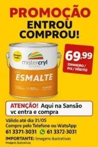 Tinta Esmalte Mister Cryl - Promoção Imperdível!
