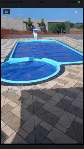 Piscina de fibra instalada ( 8metros) completa