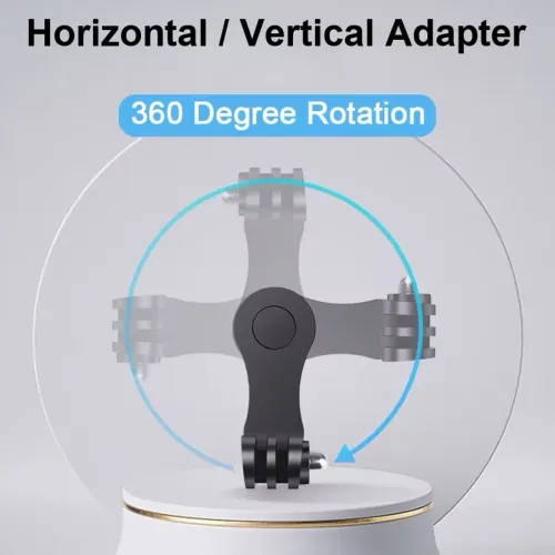 Adaptador Horizontal/Vertical 360º para Câmera e Acessórios