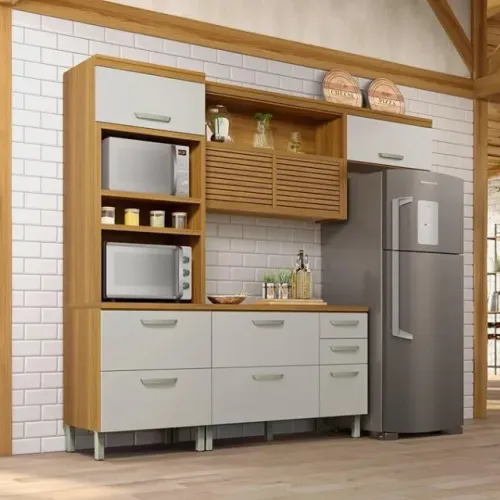 12X SEM JUROS - COZINHA COMPLETA PRINCESA 100% MDF | LINHA MODULADA NESHER