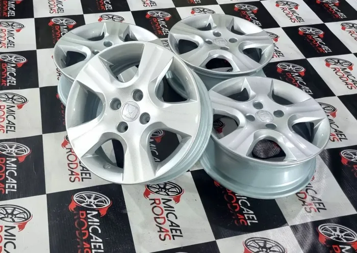Jogo de rodas aro 15 Honda fit City civic 4x100 Originais Zeradas