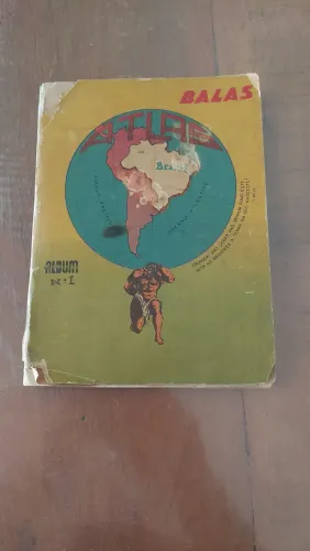 Album antigo de figurinhas raro 1951