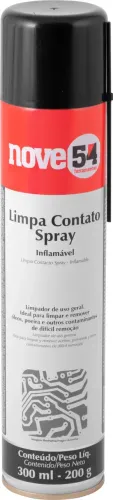 Limpa contato spray 300 ml/200 g inflamável, NOVE54