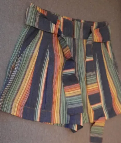 Short infantil listrado colorido Oh Boy
