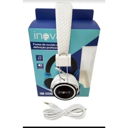 Fone de Ouvido Estéreo com fio P2 para Celular