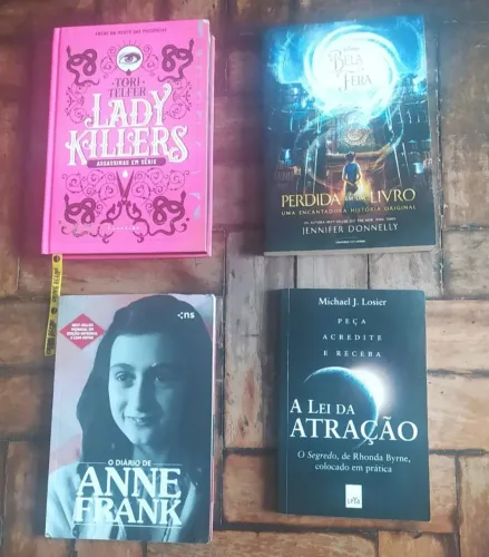 LIVROS LADY KILLERS e outros Usados - Lote com 4 livros. ***