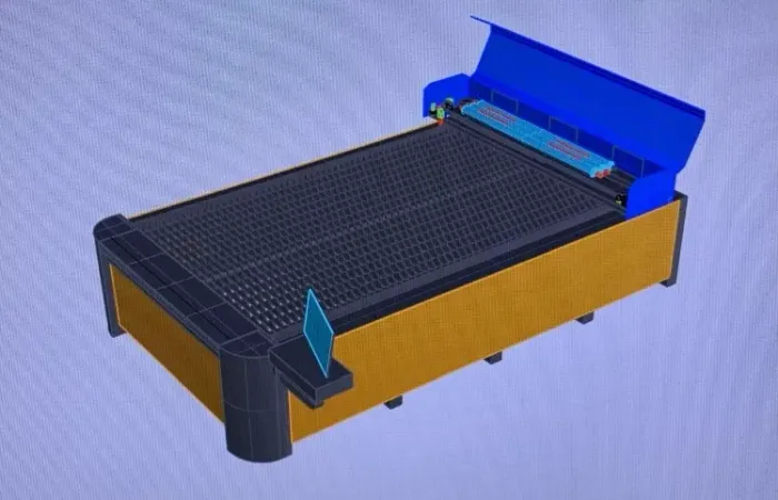 MAQUINA LASER GRANDE MESA 3mt x 2mt