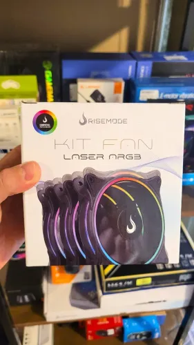 Kit ventoinhas, controladora, controle remoto, 120mm, ARGB, produto novo!