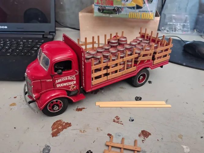 Miniatura Caminhão Anheuser-Busch Budweiser 1938 1/25 danbury mint