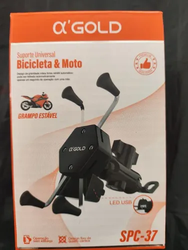 Suporte Universal para Bicicleta e Moto - 'GOLD SPC-37