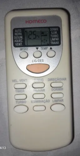 Controle Remoto para Ar-condicionado Komeco-Mod:ZH/JT-03