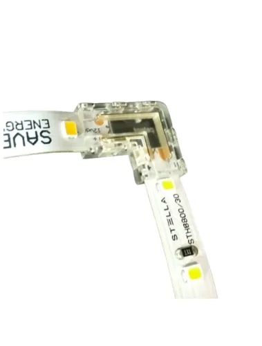 Emenda Transparente L Fita 8mm fita 120 leds Por metro  