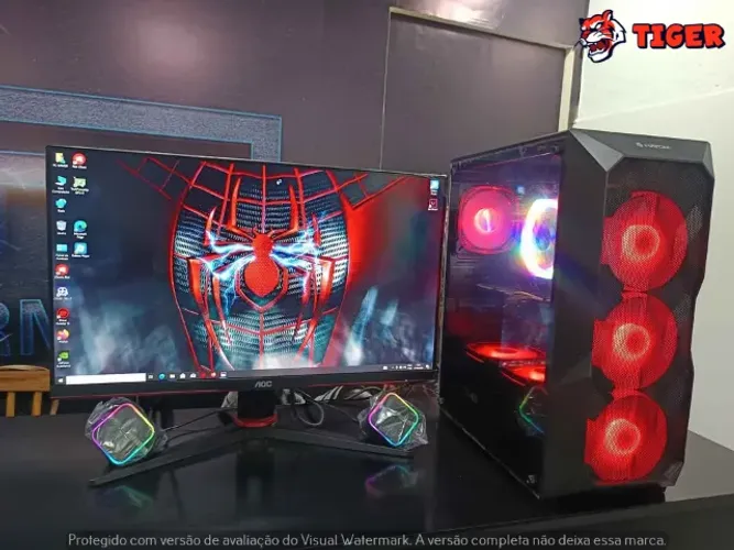 PC GAMER RYZEN 5 COM GARANTIA + MONITOR TECLADO E MOUSE